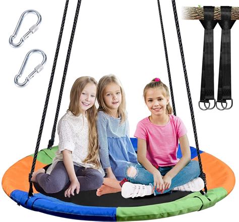 outdoor saucer swing|top rated saucer tree swings.